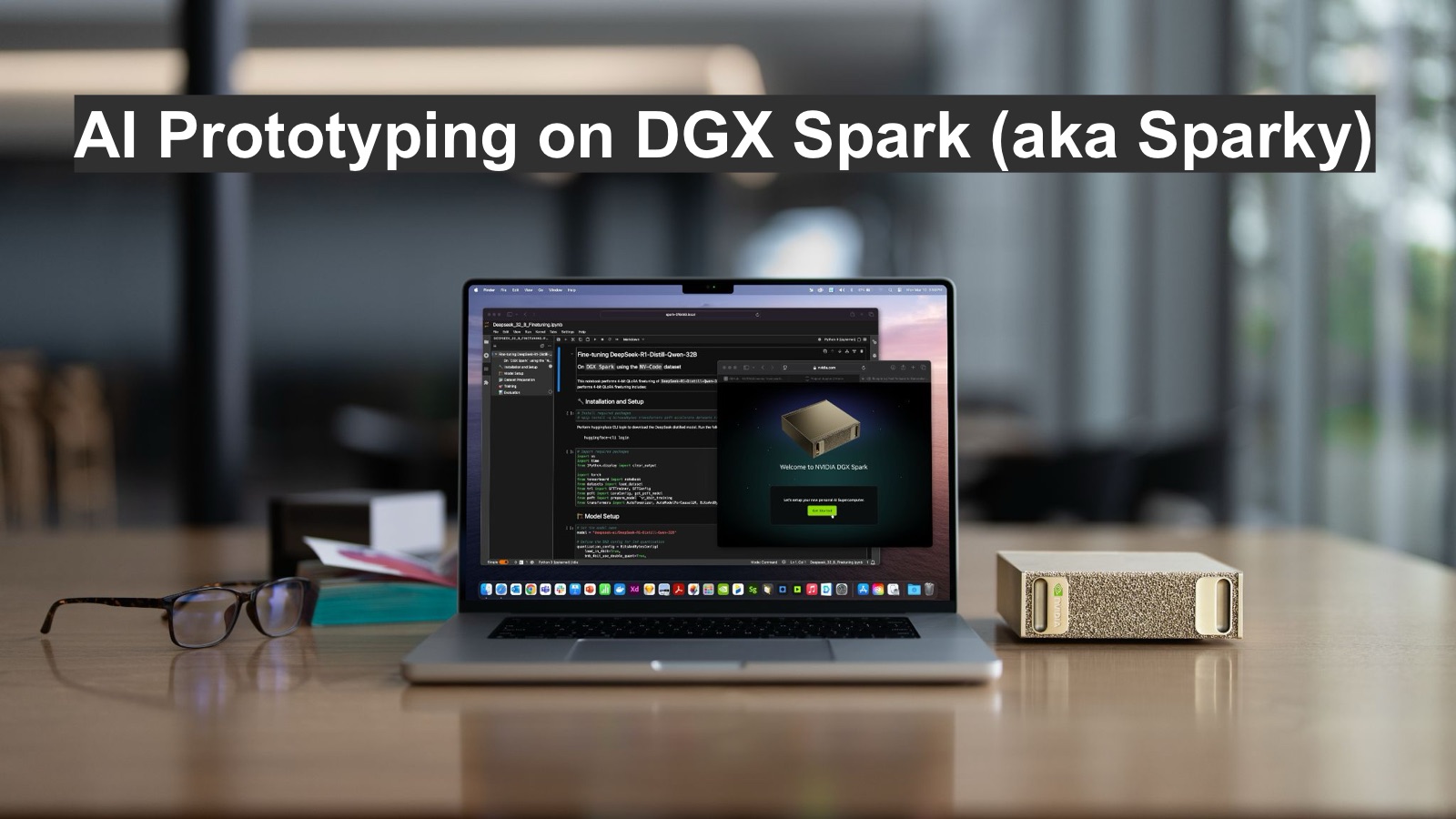 First slide from AI Prototyping on DGX Spark